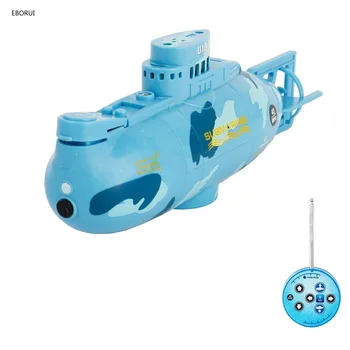 EBORUI Sukurti Žaislai 3311 RC Povandeninis laivas 6CH Greitis Radijo Nuotolinio Valdymo Povandeninių Elektros Mini RC Valtis RTR Vaikams, Vaikų Žaislas