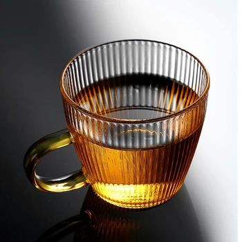 Naujas Pieno Stiklinę Arbatos Puodelis Skaidraus Vyno Taurė Japonijos Vertikalus Modelis Taurės Moterų Geriamojo Taurės Namų Mažų Grynųjų Raudona Kavos Puodelio
