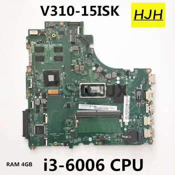 Lenovo V310-15ISK V310-15IKB V510-15IKB Nešiojamas Plokštė DA0LV6MB6F0 Mit CPU i3 6006U RAM 4G GPU 2G+Aušinimo Ventiliatorius 100% Testas