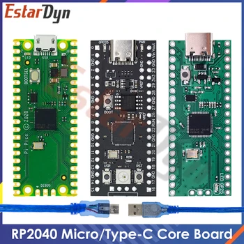 Aviečių Pi Pico Valdybos RP2040 Dual-Core 264KB RANKOS Mažos Galios Mikrokompiuteriai, Aukštos kokybės Cortex-M0+ 