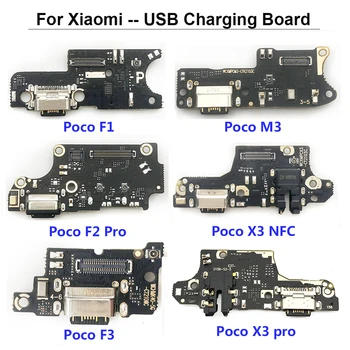 USB Tipo C Įkroviklio Įkrovimo Uosto Xiaomi Poco F1 F2 Pro M3 F3 X2 X3 Pro NFC Dock 