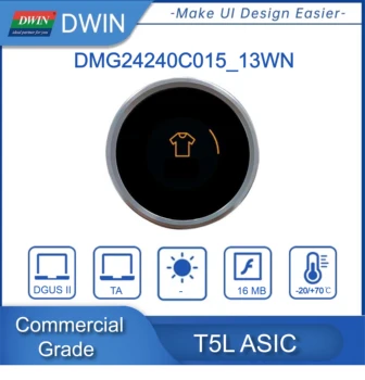 Naujas Dwin 1.54 /2.1 colio Diskiniai ekranas 240*240/480*480 TN/IPS HMI ekranas, komercinės klasės aduino/stm32/esp32