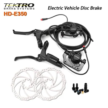 Hidrauliniai Stabdžiai TEKTRO HD-E350 E-dviratis, Diskiniai Stabdžiai 900/1600mm lectric Dviračių Stabdžiai 180mm Rotor Elektrinis Motoroleris, Stabdžių