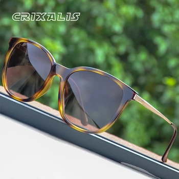 CRIXALIS Aikštėje Poliarizuoti Akiniai nuo saulės Moterims, 2021 Prekės ženklo Dizainas Anti Akinimo Vairavimo Retro Saulės Akiniai Vyrams UV400 zonnebril heren