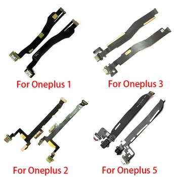 Už Oneplus 1 2 3 5 5T 6 7T 7 Pro USB jungtis Įkrovikliui Doko Jungtis, Flex Kabelis, Remontas, Dalys